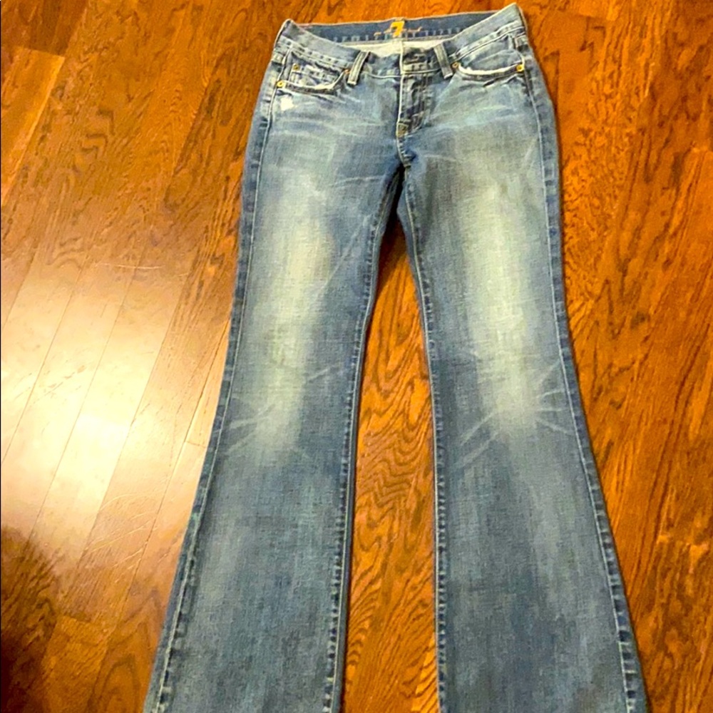 7 for all mankind jeans lightly distressed size 26